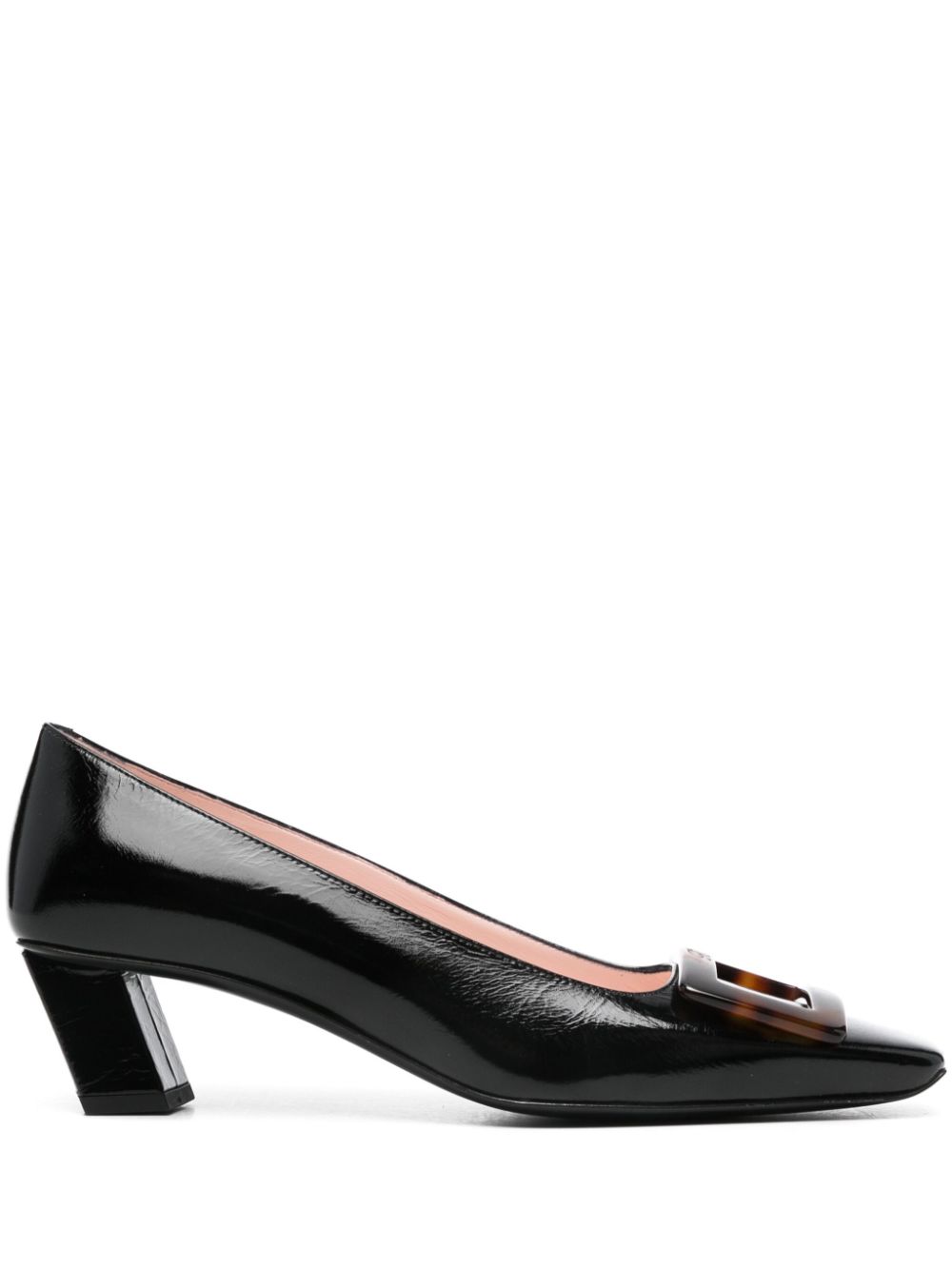 Roger Vivier With Heel Black Calf Leather