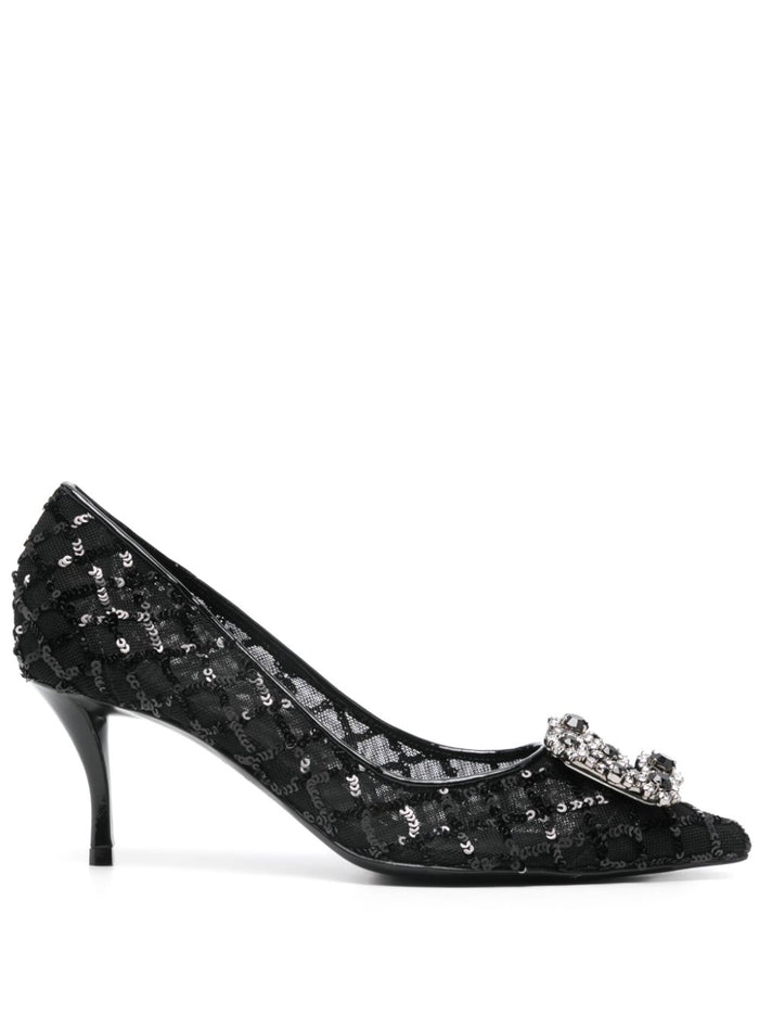 Roger Vivier With Heel Black Fabric