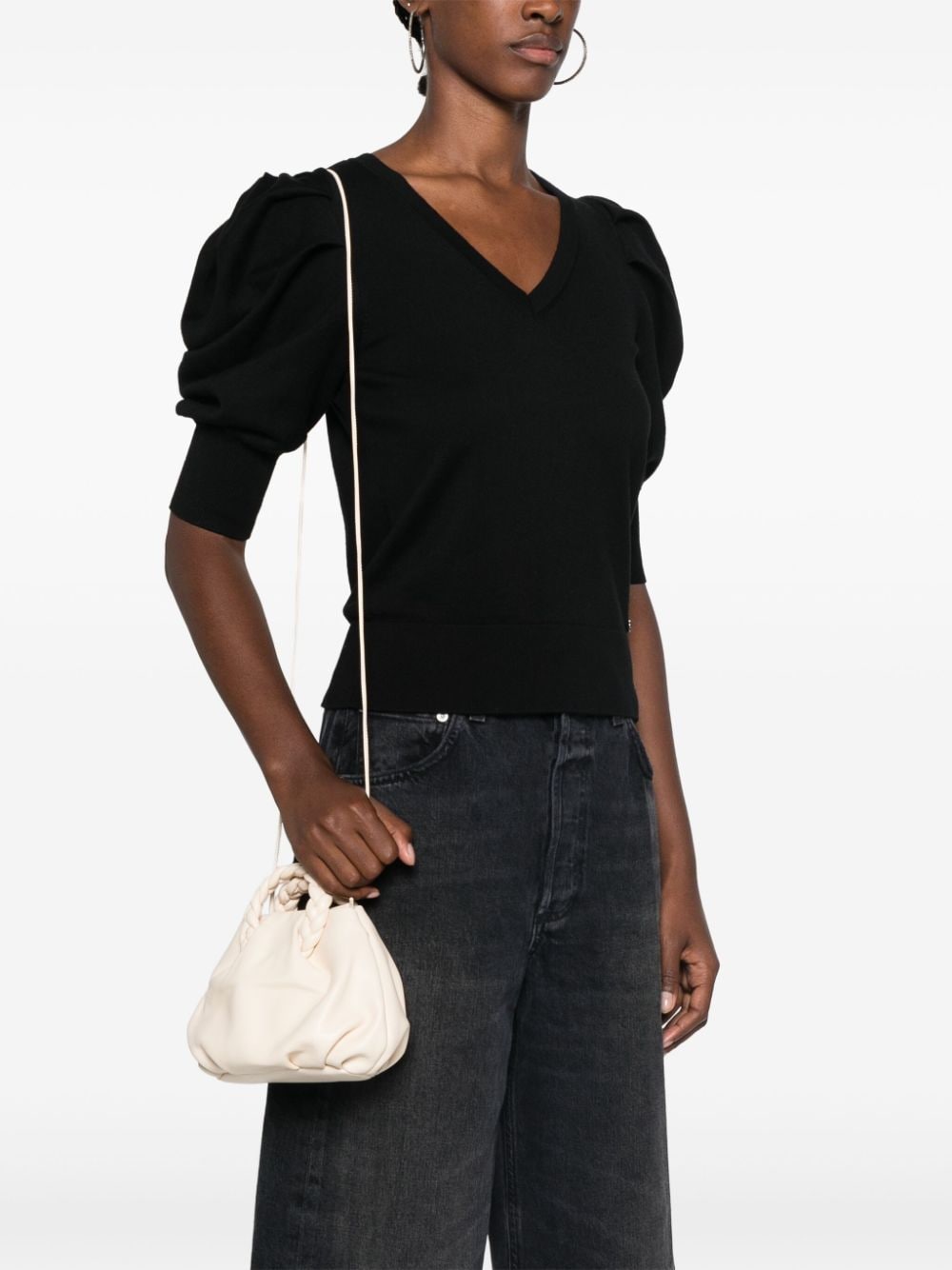 Hereu Bags White Furs & Skins->leather100 %