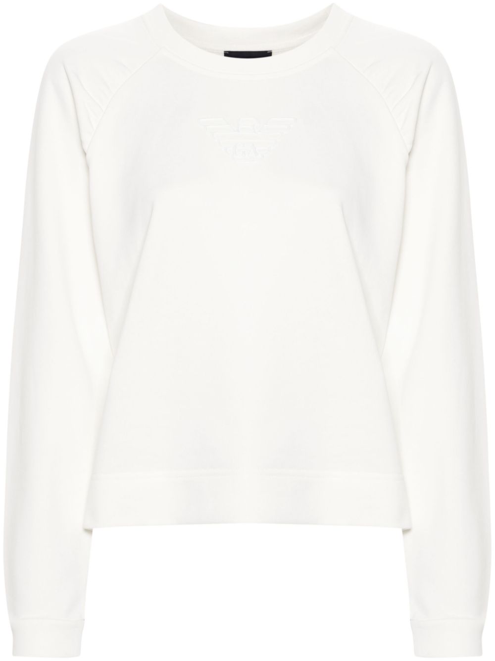 Emporio Armani Sweaters Bianco Cotton