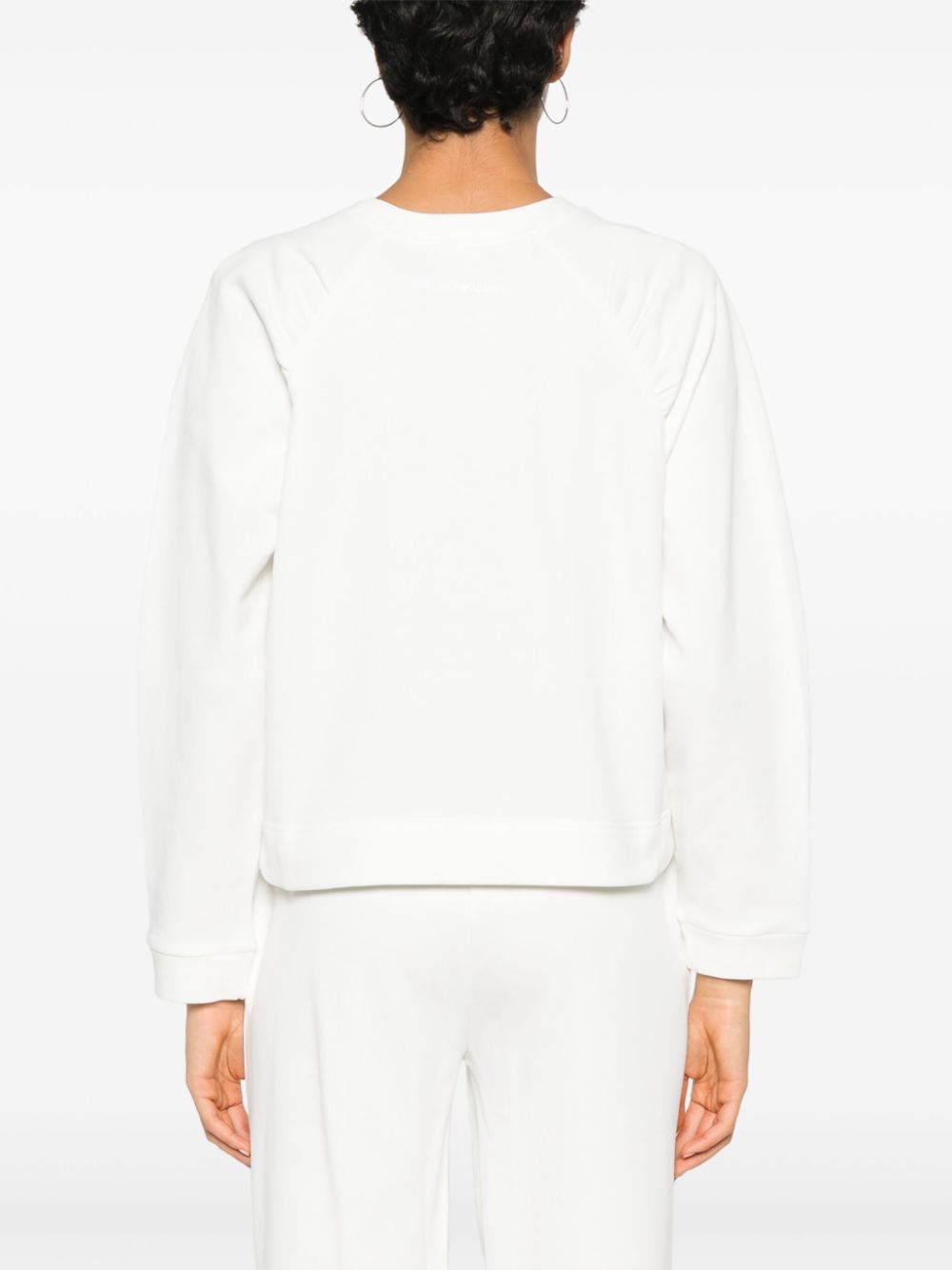 Emporio Armani Sweaters Bianco Cotton