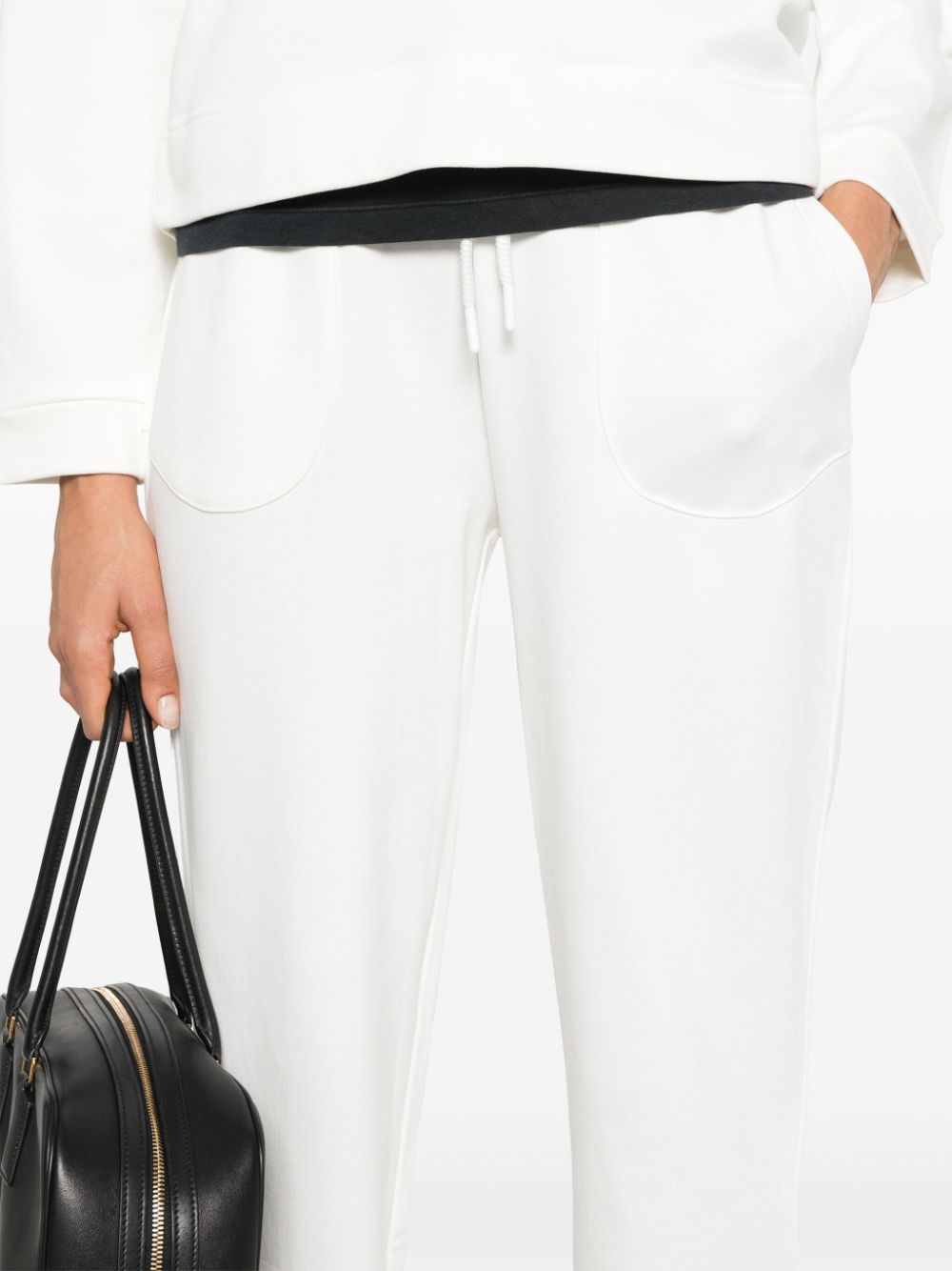 Emporio Armani Trousers Bianco Cotton