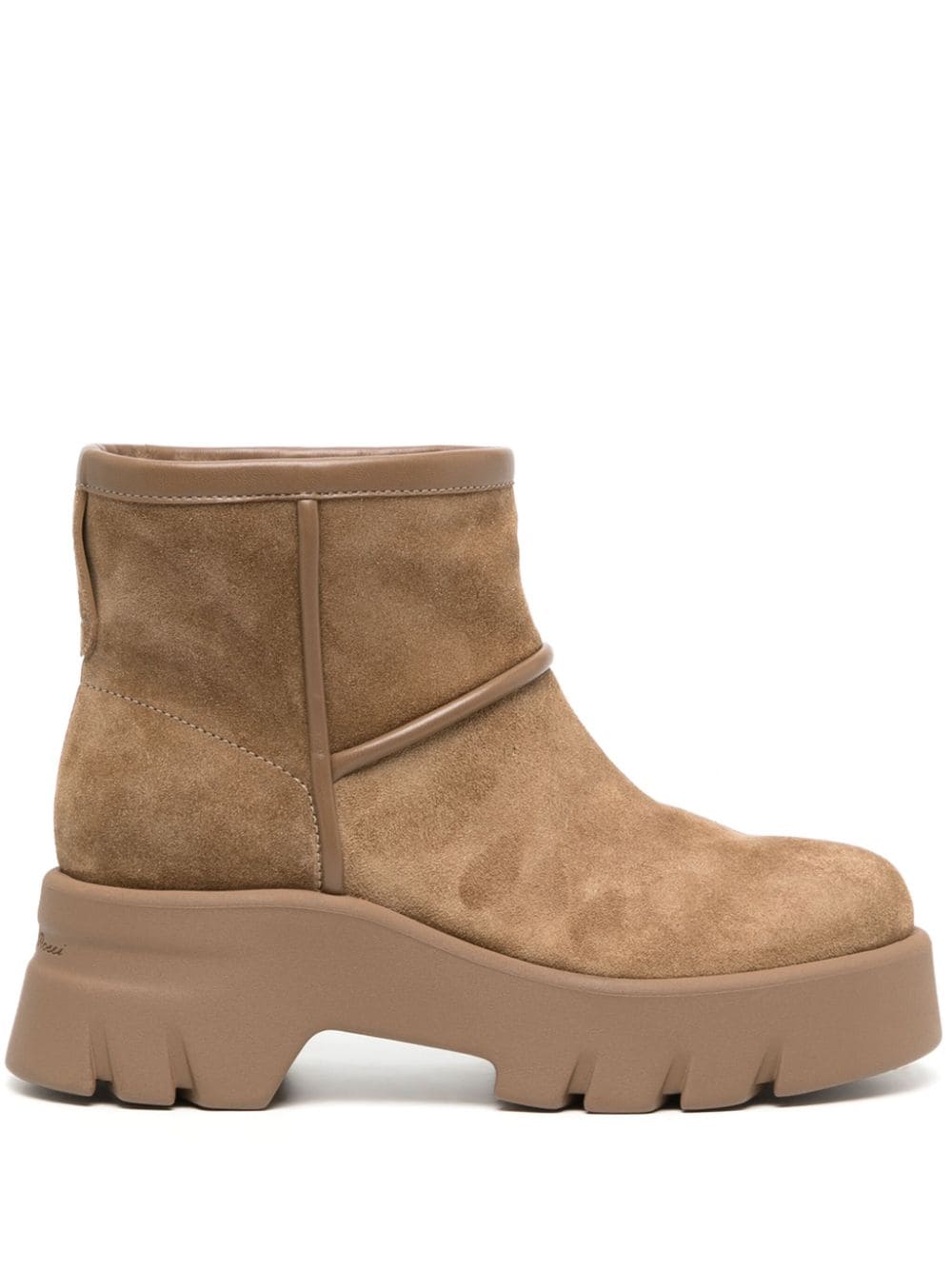 Gianvito Rossi Boots Camel Calf Leather