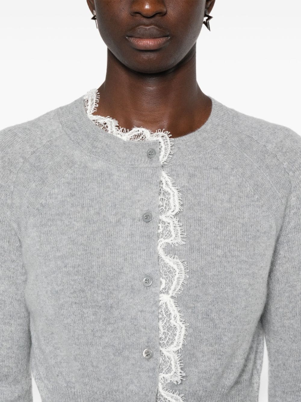 Ermanno Scervino Sweaters Grey Cashmere