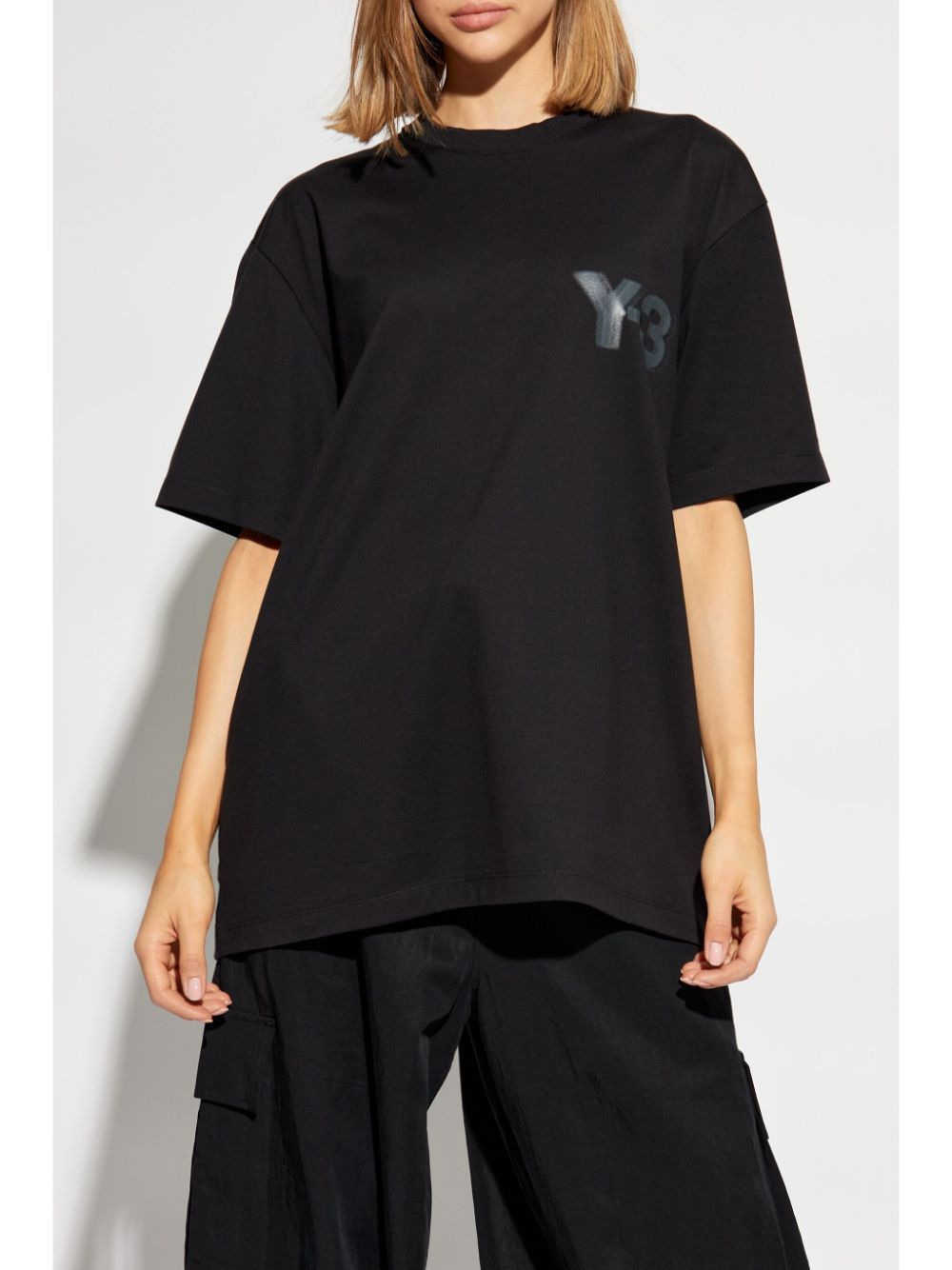 Y-3 T-Shirts And Polos Black Cotton