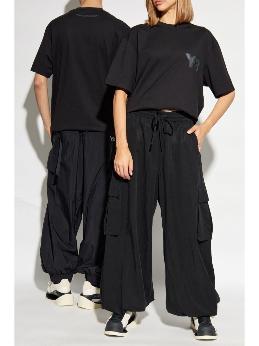 Y-3 T-Shirts And Polos Black Cotton