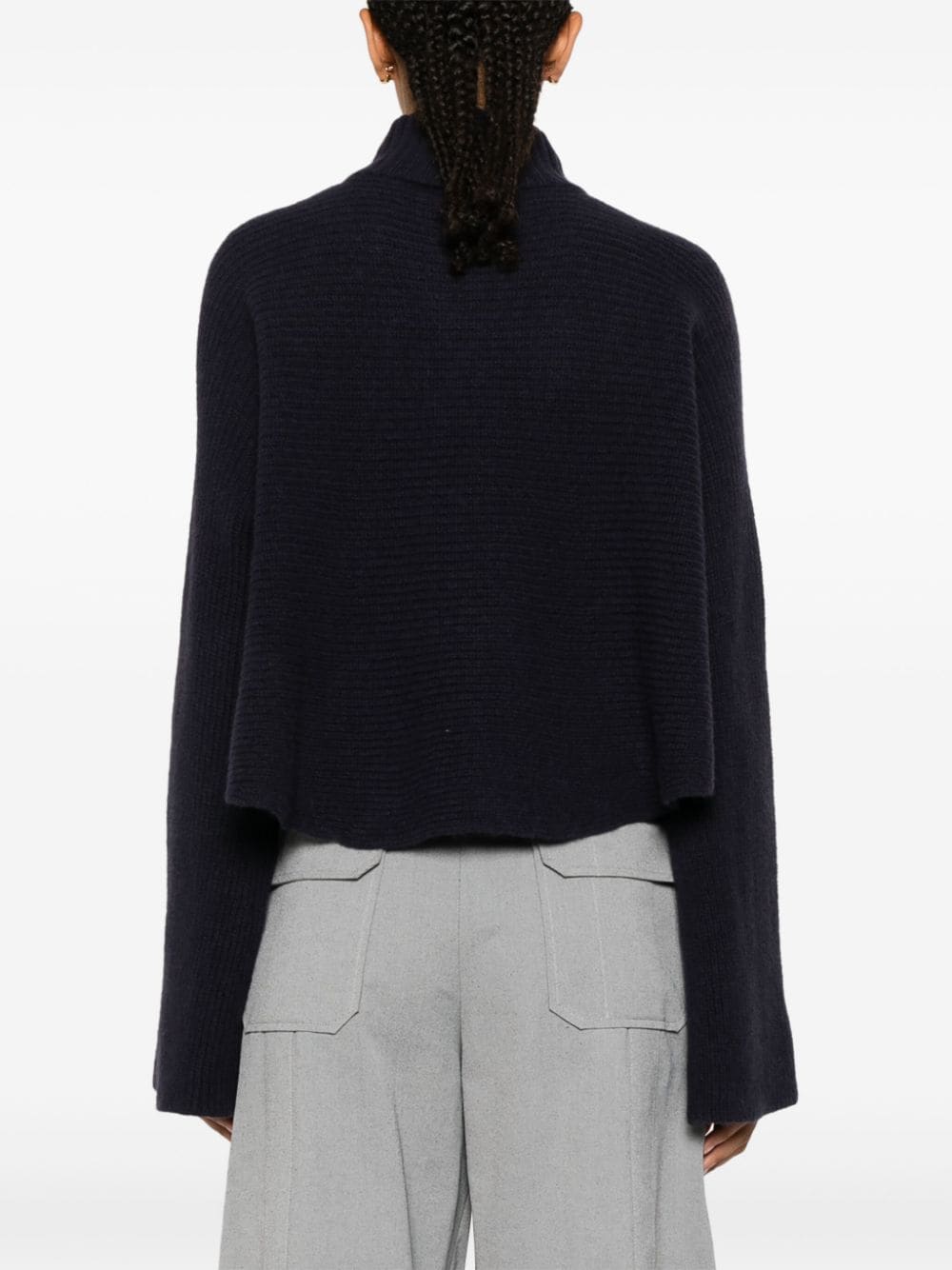 Alysi Sweaters Blue Merino Wool