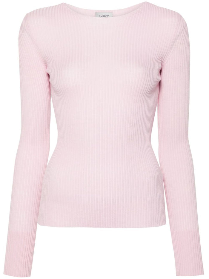 Mrz Sweaters Pink Virgin Wool