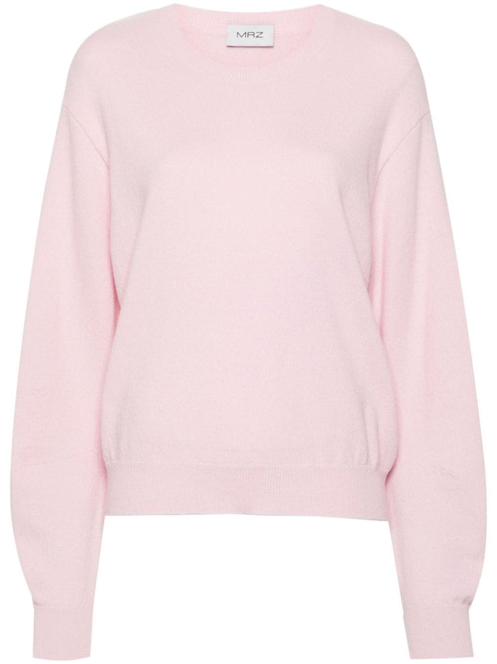 Mrz Sweaters Pink Virgin Wool Cashmere