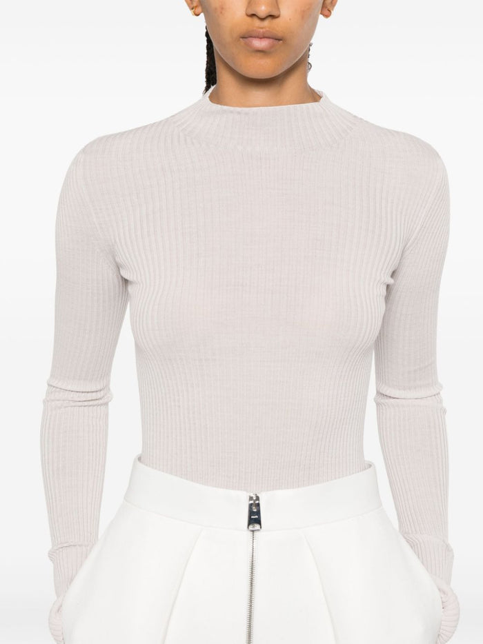 Mrz Sweaters Light Grey Virgin Wool