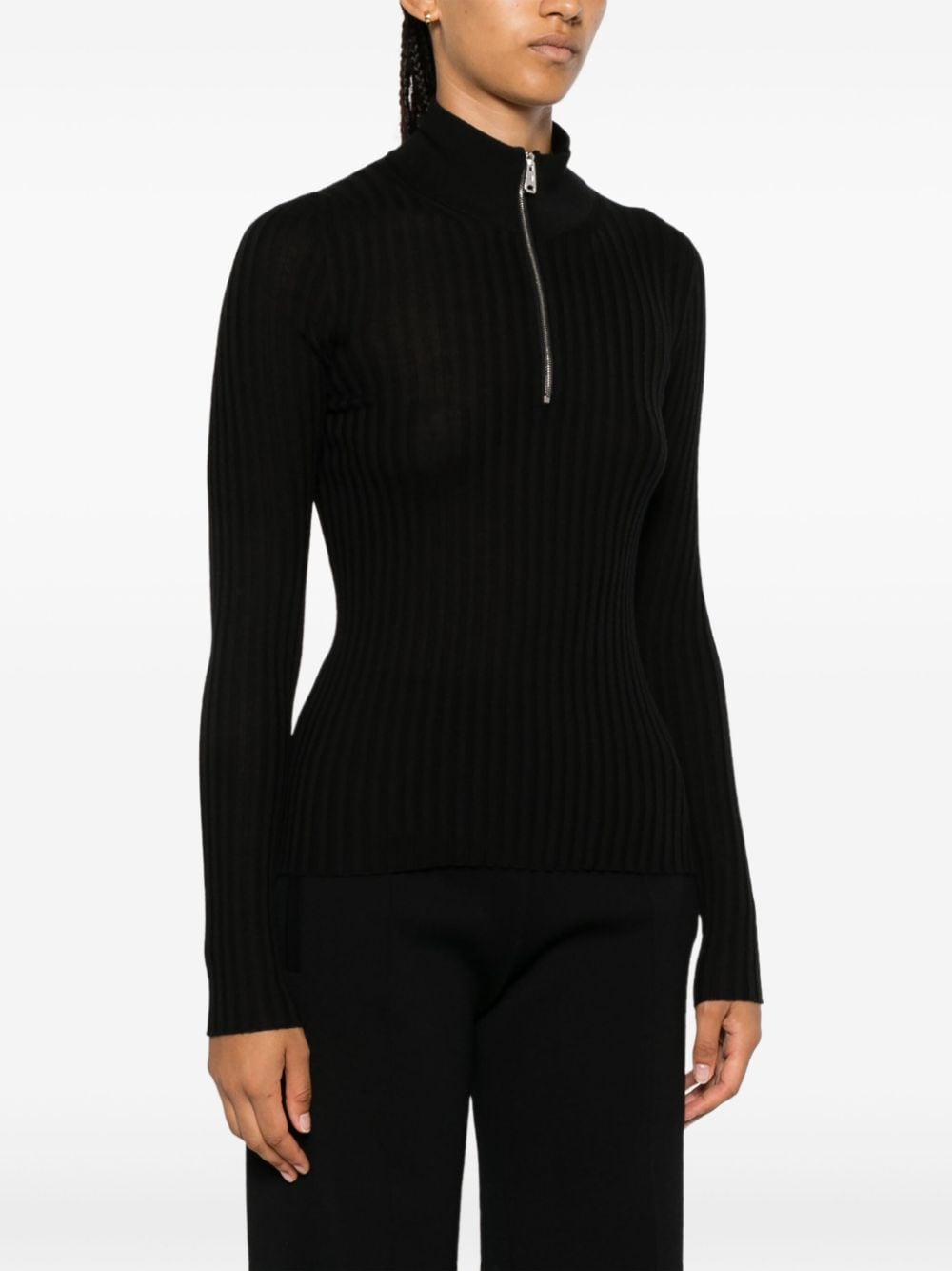 Mrz Sweaters Black Cashmere Silk