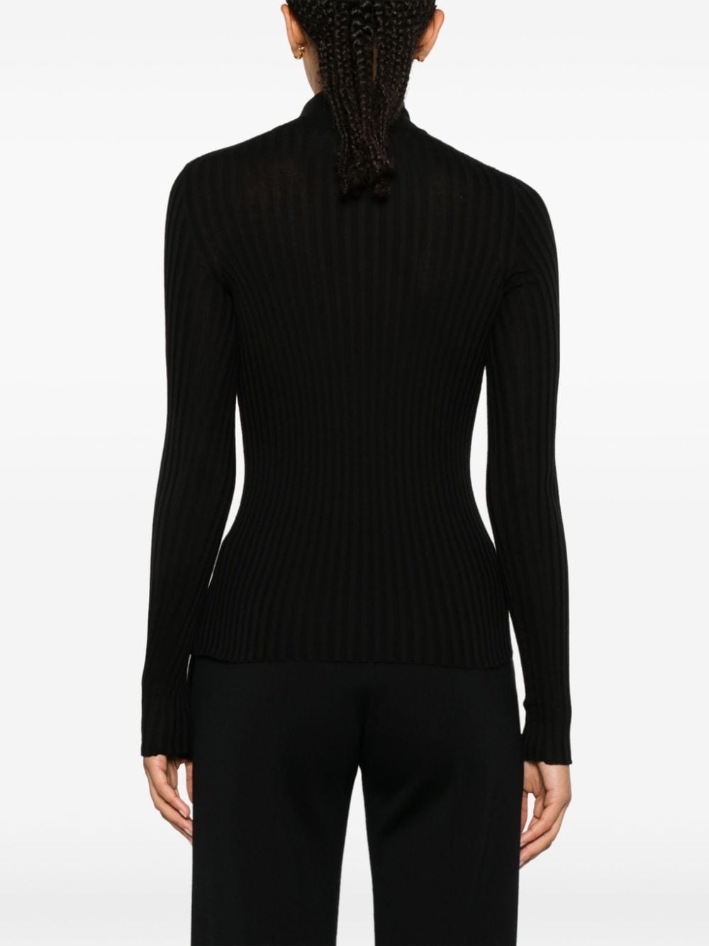 Mrz Sweaters Black Cashmere Silk