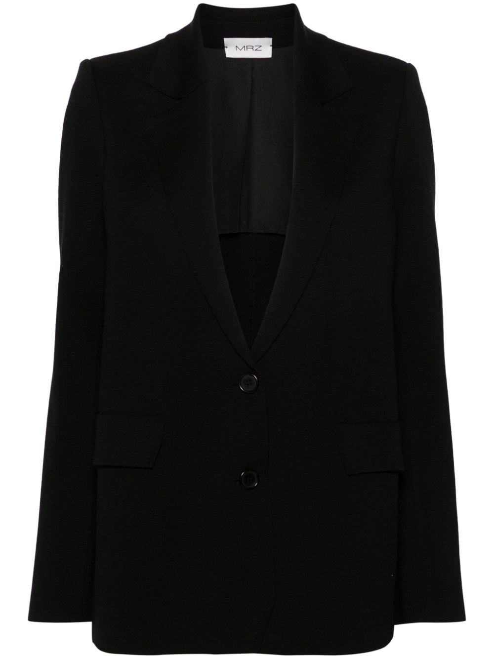 Mrz Jackets Black Virgin Wool