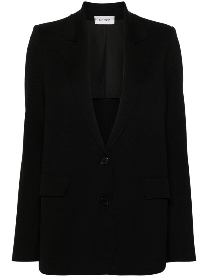 Mrz Jackets Black Virgin Wool