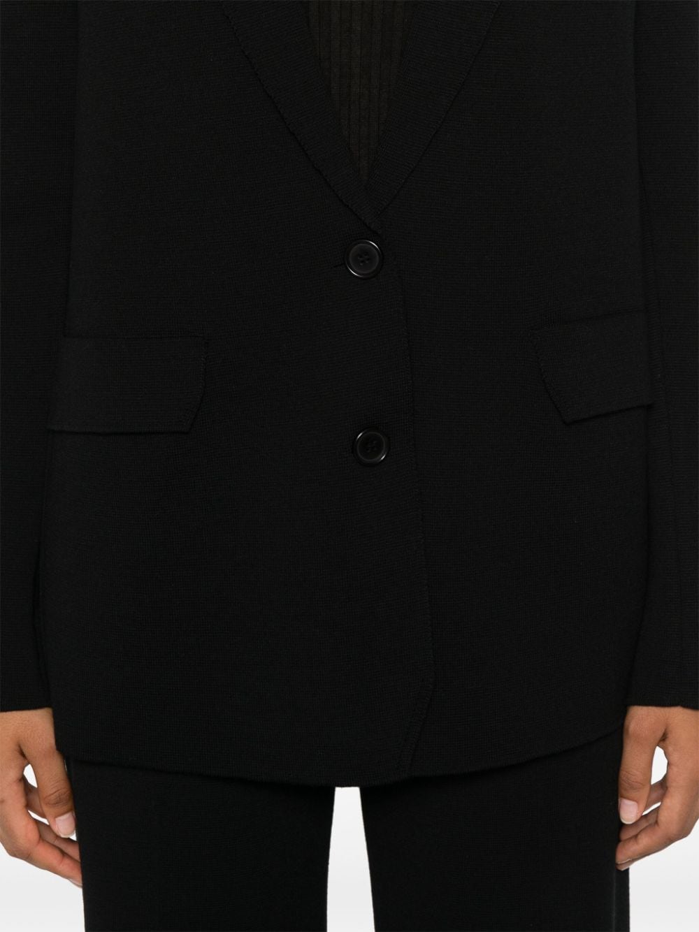 Mrz Jackets Black Virgin Wool