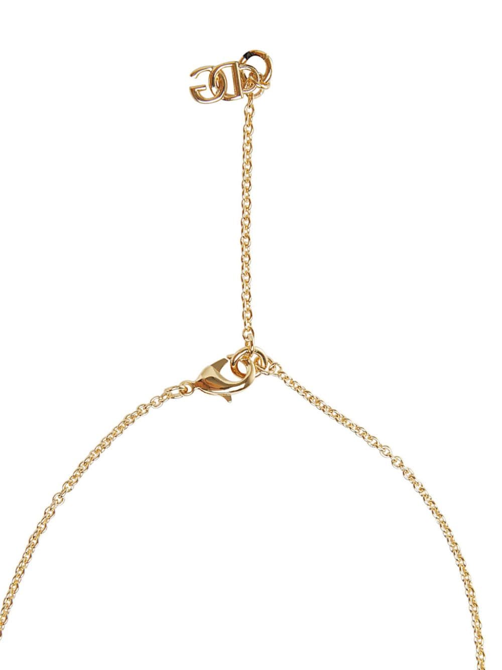 Dolce & Gabbana Bijoux Golden Brass Glass