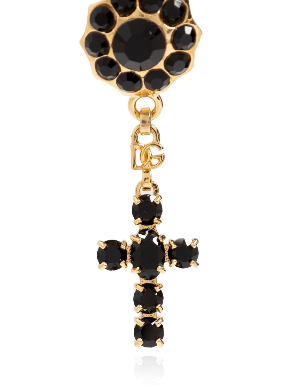 Dolce & Gabbana Bijoux Golden Brass Glass