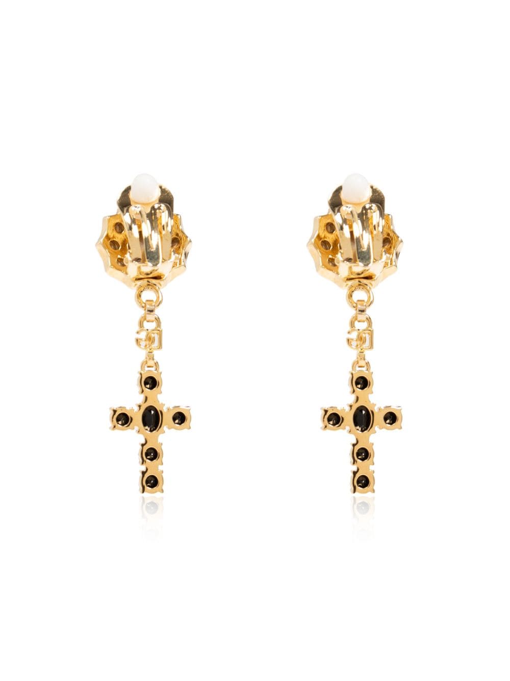 Dolce & Gabbana Bijoux Golden Brass Glass