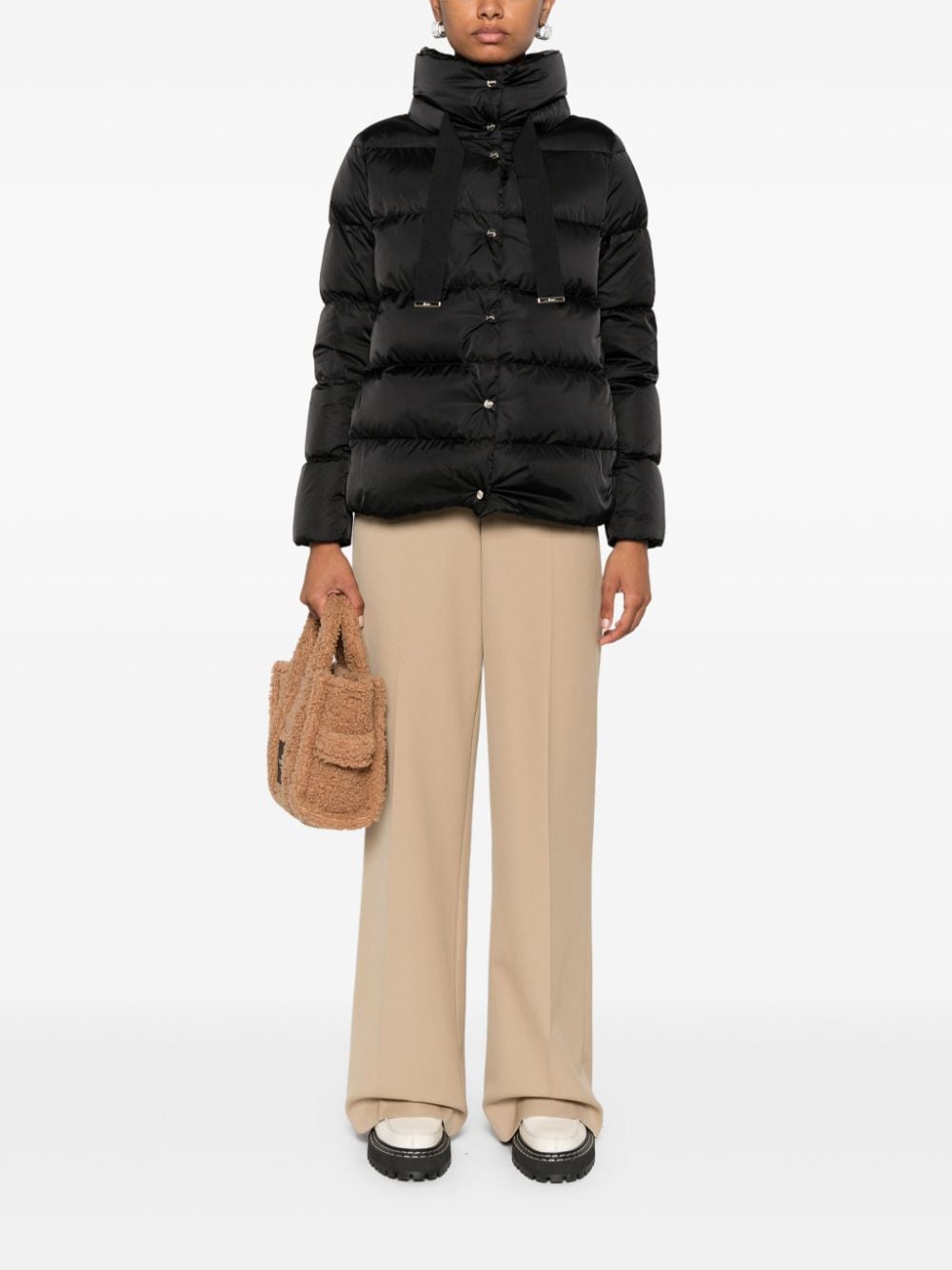 Herno Coats Black Lining: Polyamide