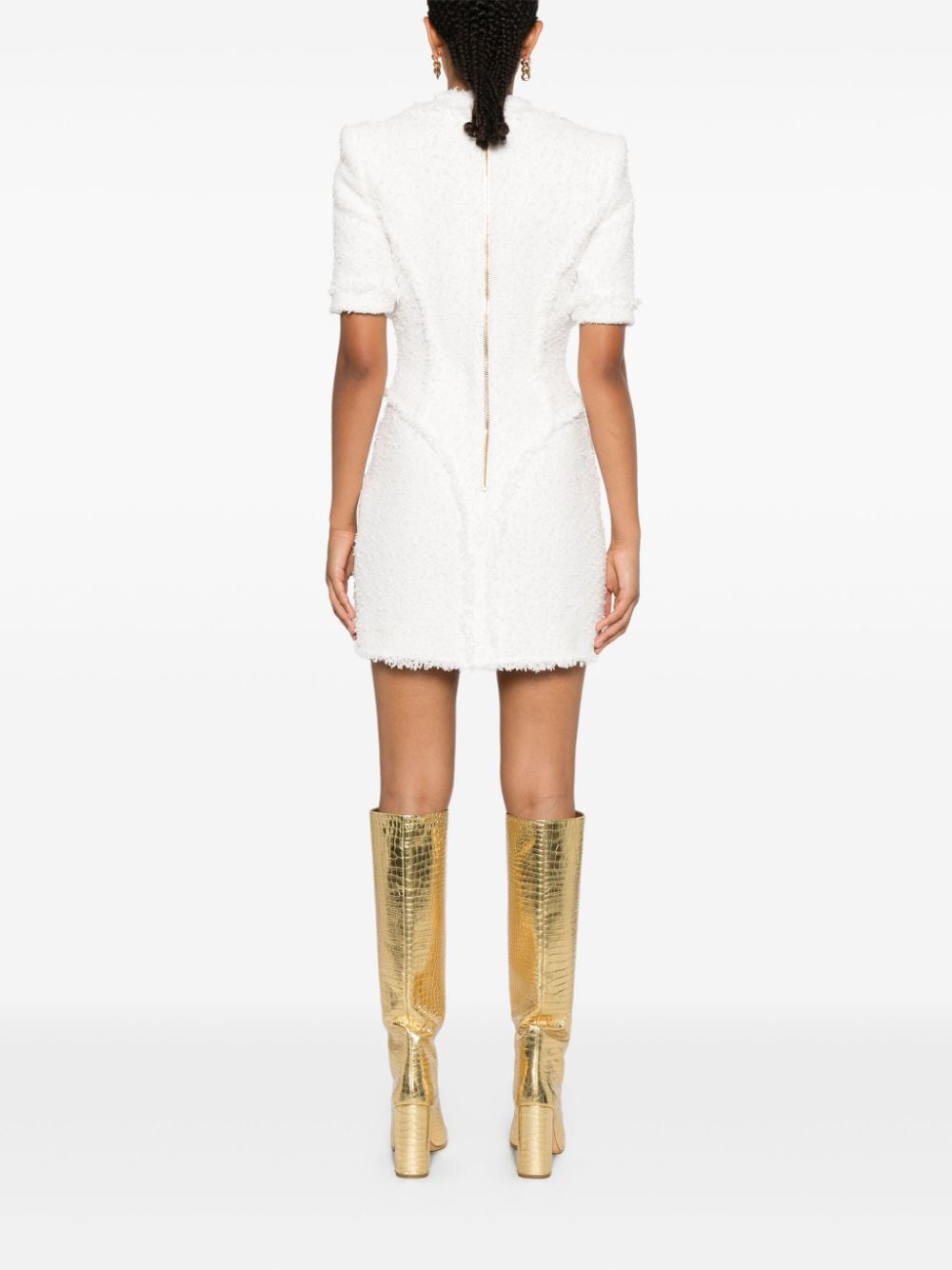 Balmain Dresses White Polyamide