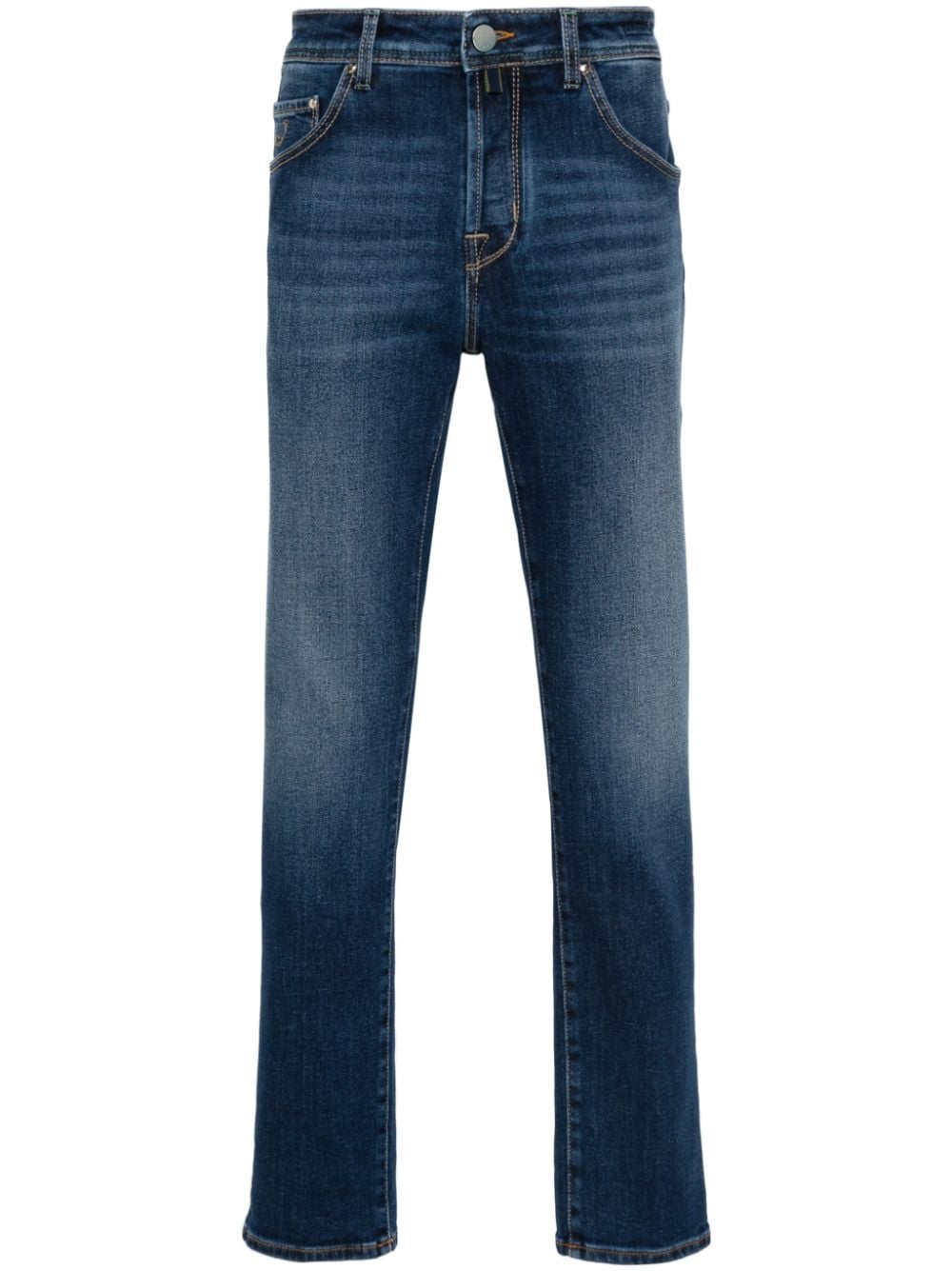 Jacob Cohen Jeans Blue Cotton Polyester Elastane