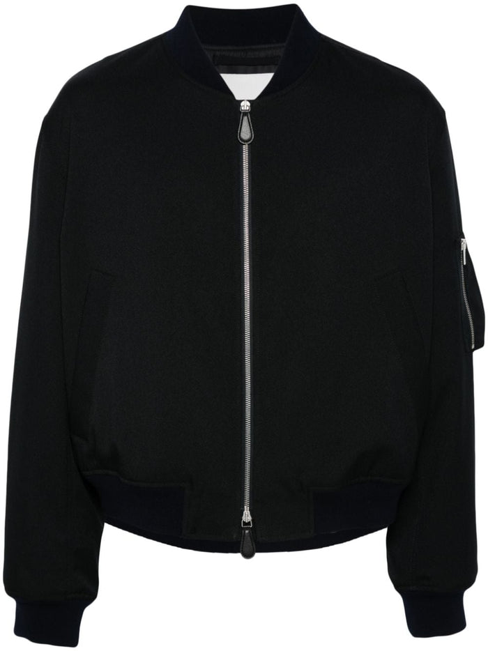 Jil Sander Coats Blue Polyester