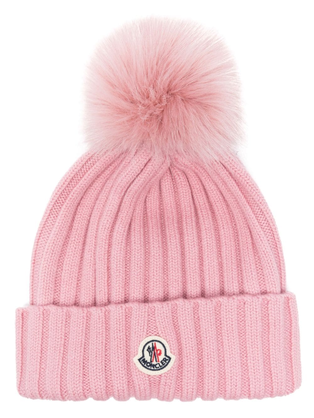 Moncler Hats Pink Virgin Wool