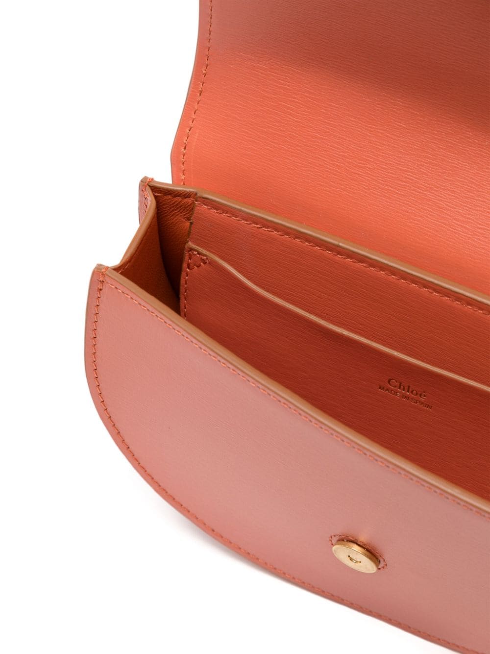 Chloè Bags Orange Calf Leather