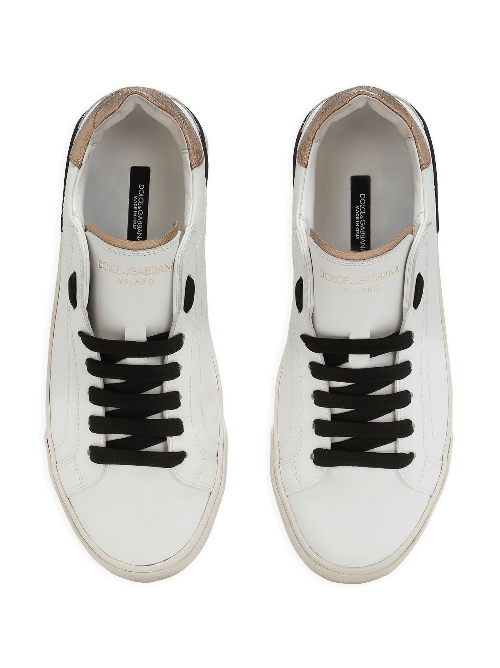 Dolce & Gabbana Sneakers White Calf Leather