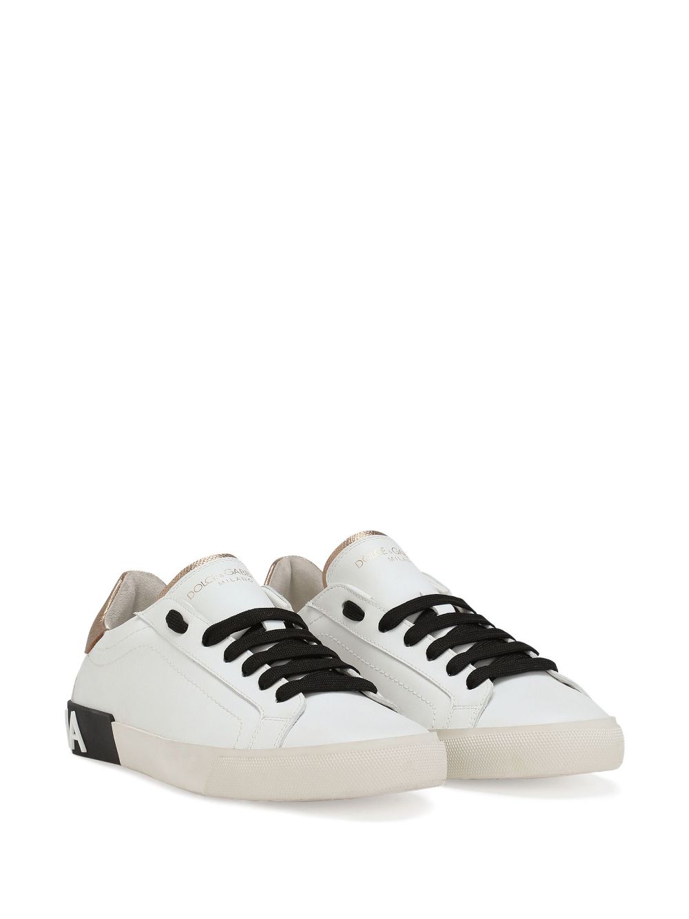 Dolce & Gabbana Sneakers White Calf Leather
