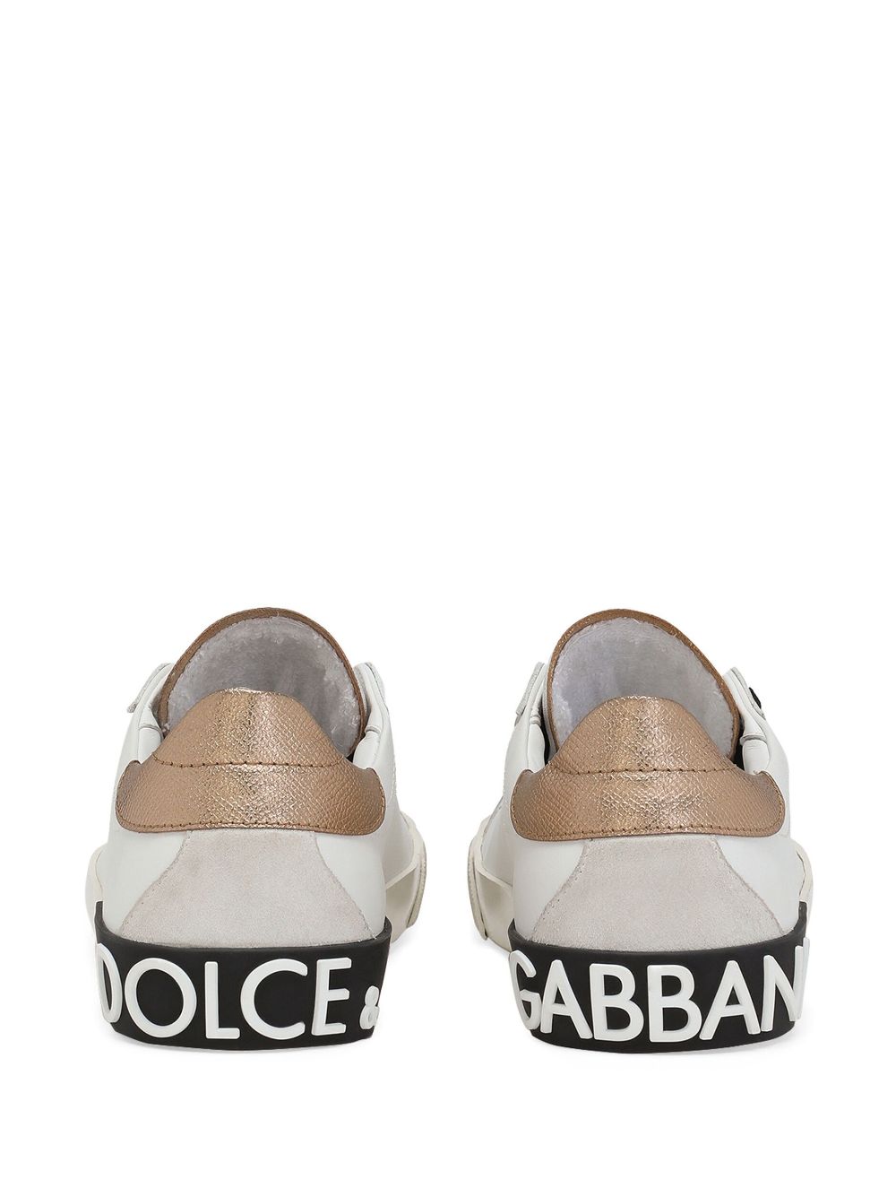 Dolce & Gabbana Sneakers White Calf Leather