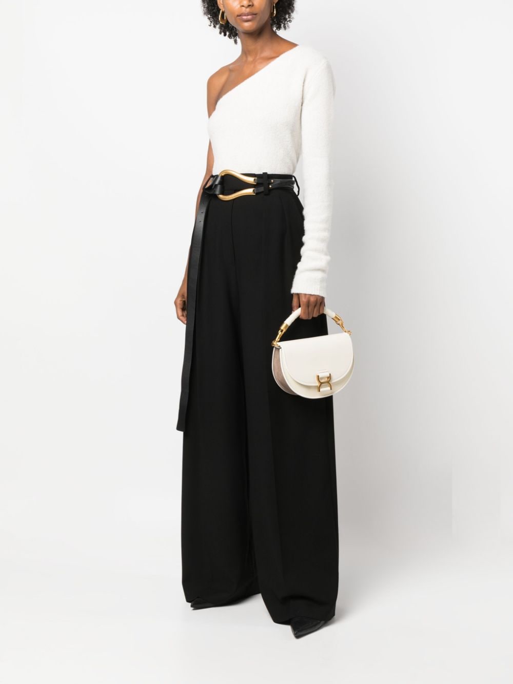 Chloè Bags White Lamb Leather
