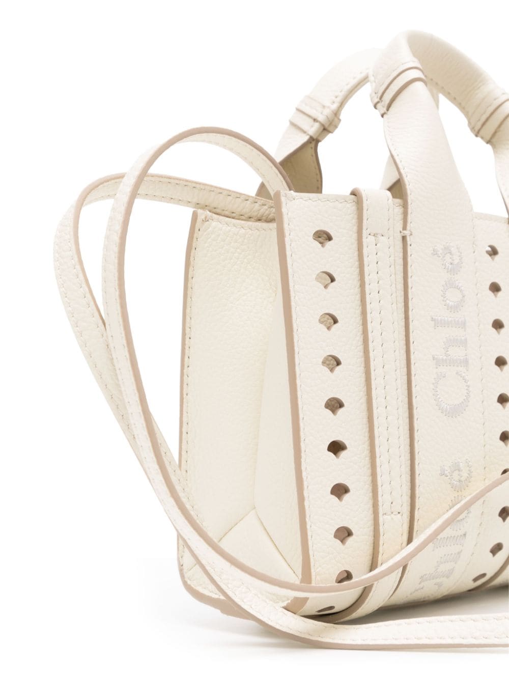 Chloè Bags White Calf Leather