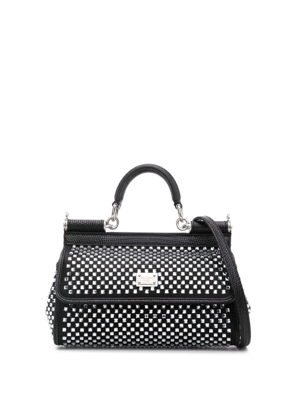 Dolce & Gabbana Bags Black Viscose Silk Calf Leather