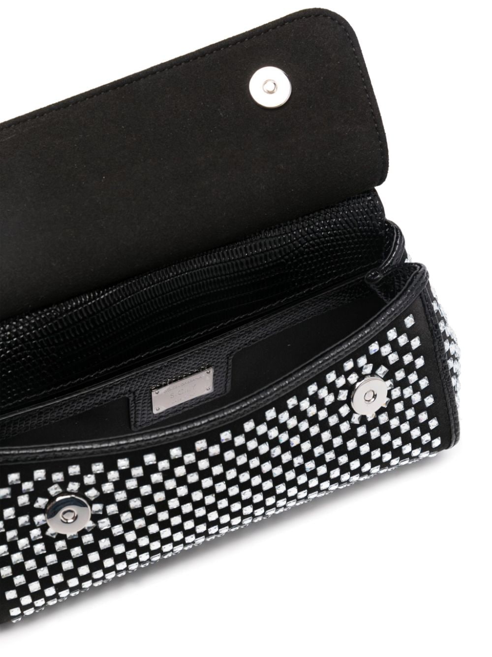 Dolce & Gabbana Bags Black Viscose Silk Calf Leather