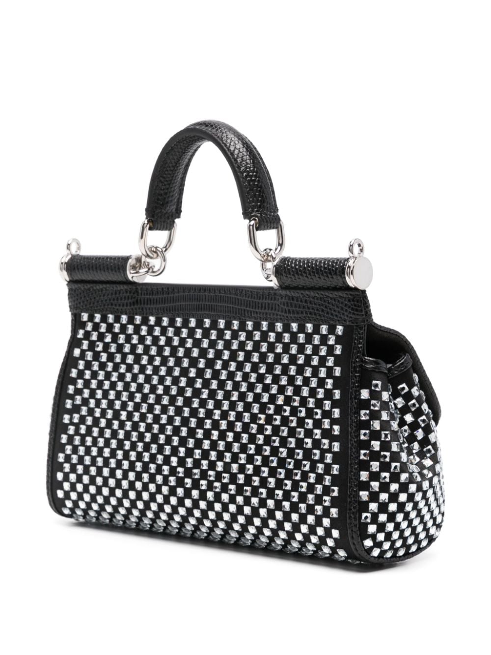 Dolce & Gabbana Bags Black Viscose Silk Calf Leather