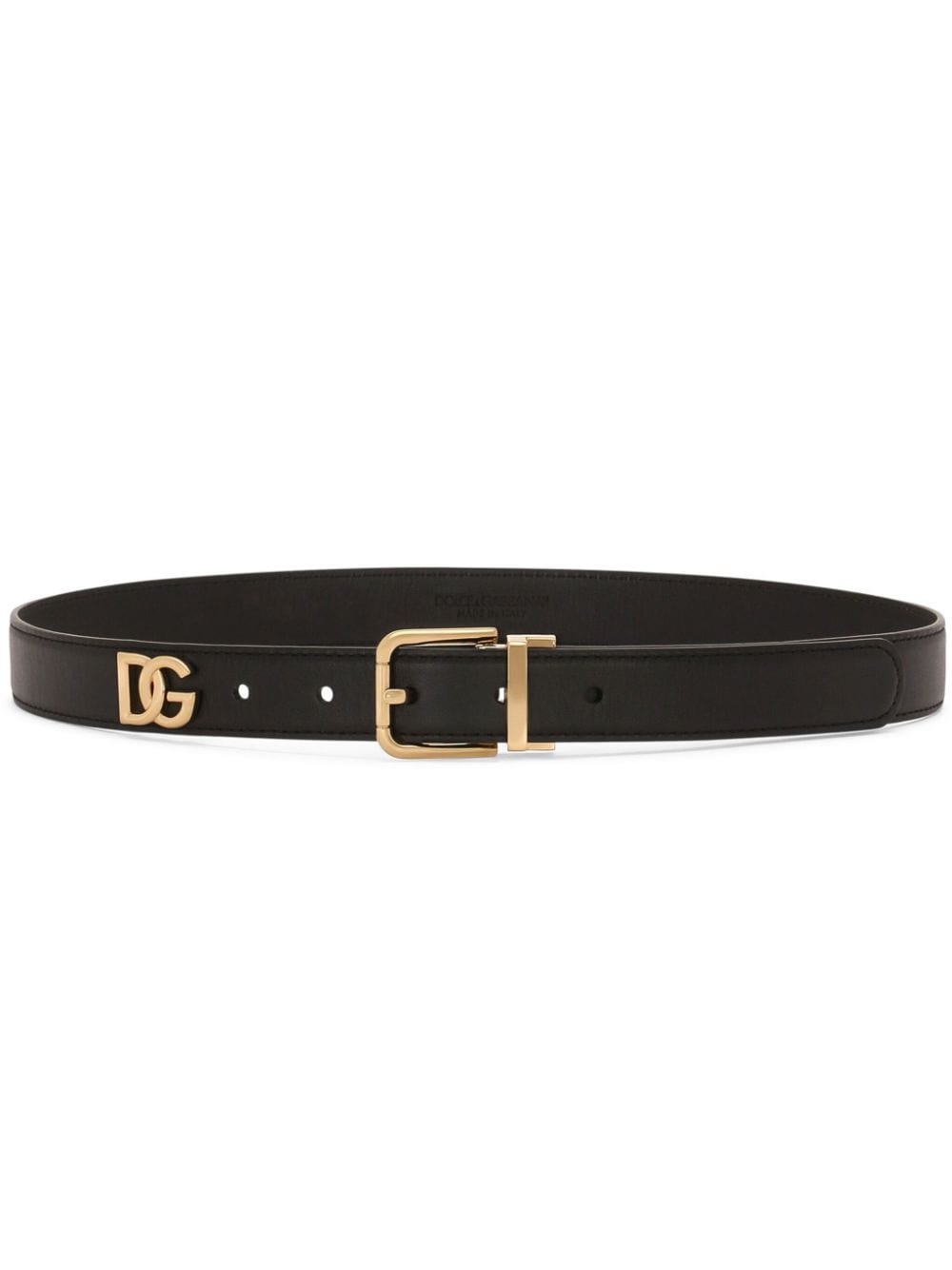 Dolce & Gabbana Belts Black Calf Skin