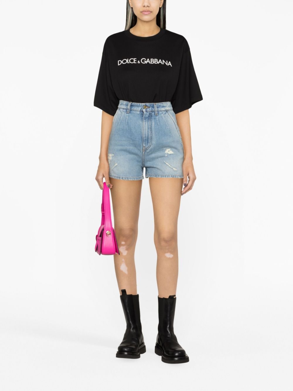 Dolce & Gabbana T-Shirts And Polos Black Cotton