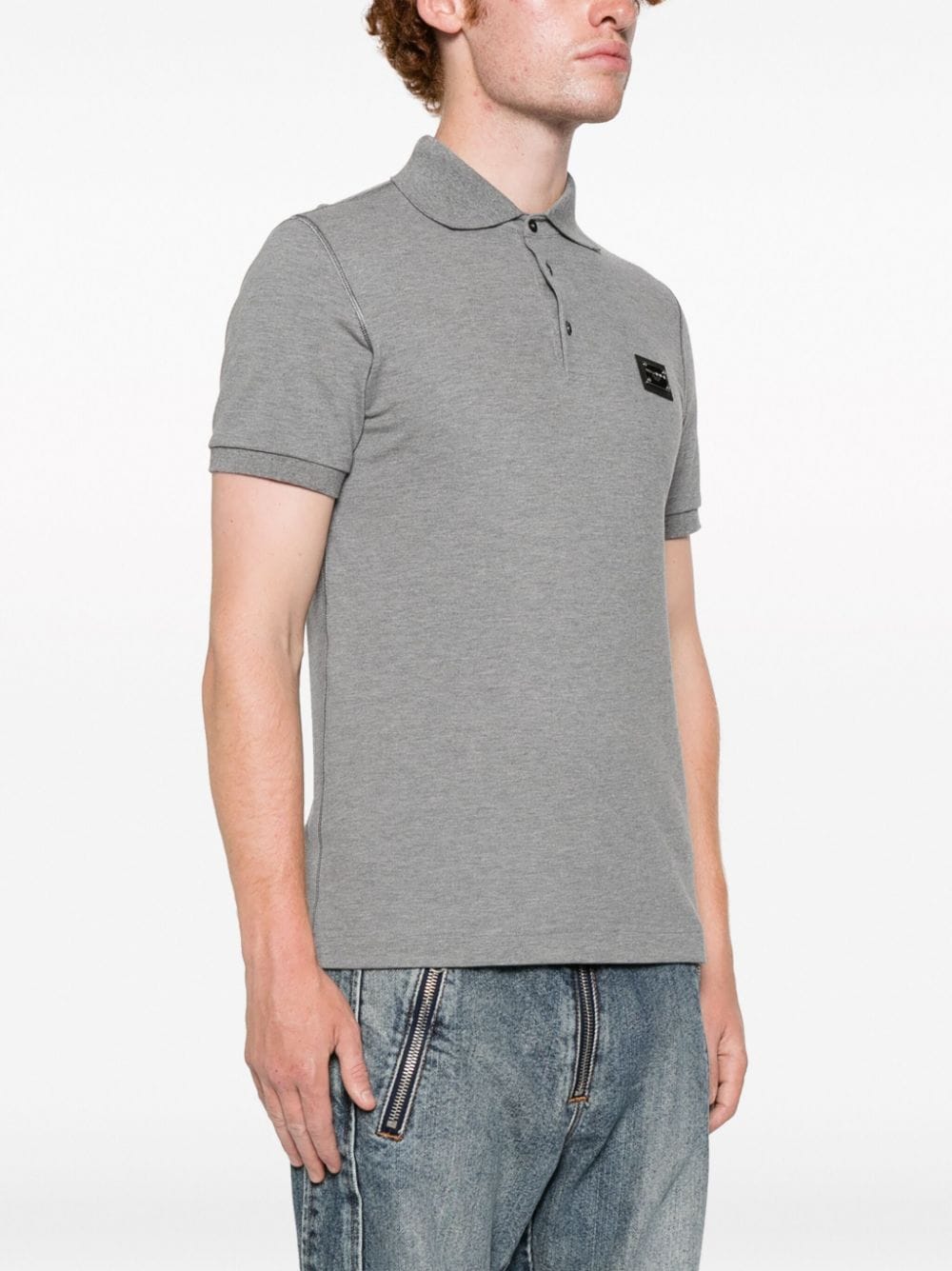 Dolce & Gabbana T-Shirts And Polos Grey Cotton