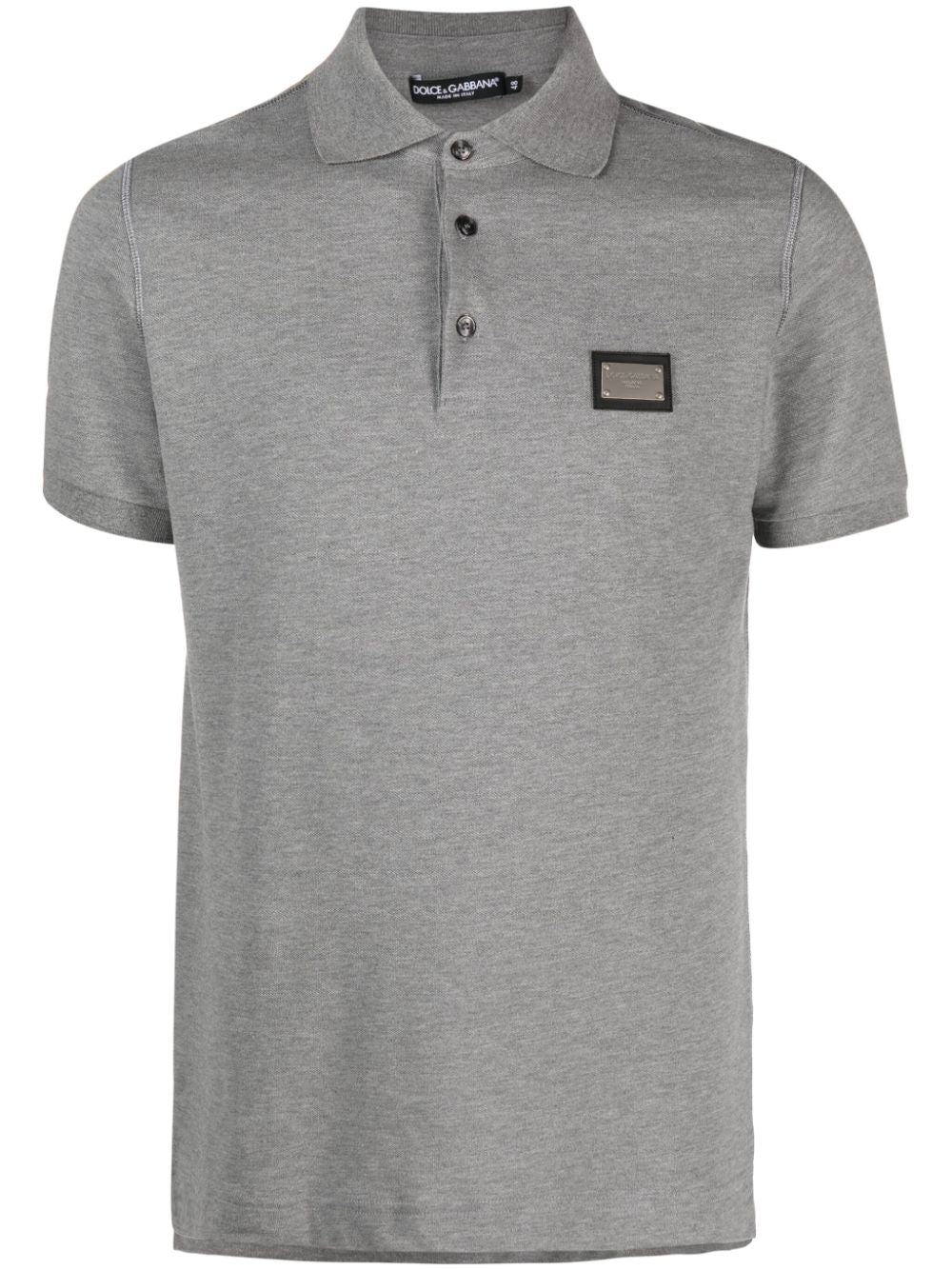 Dolce & Gabbana T-Shirts And Polos Grey Cotton