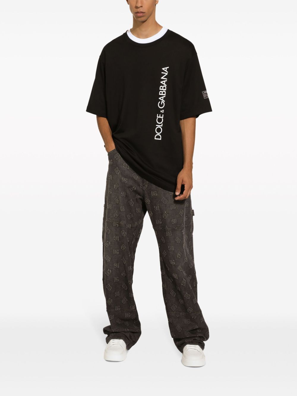 Dolce & Gabbana T-Shirts And Polos Black Cotton