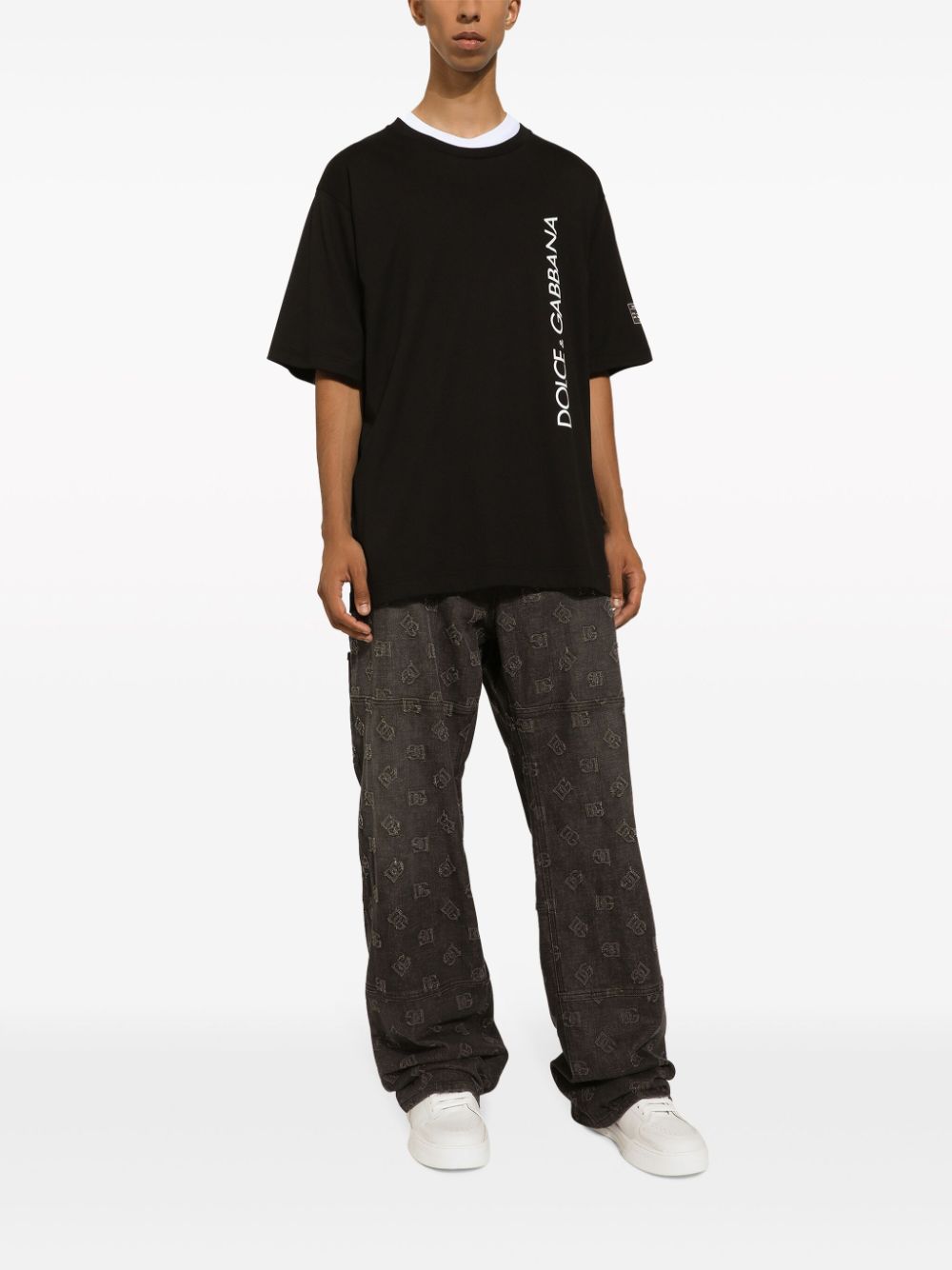 Dolce & Gabbana T-Shirts And Polos Black Cotton