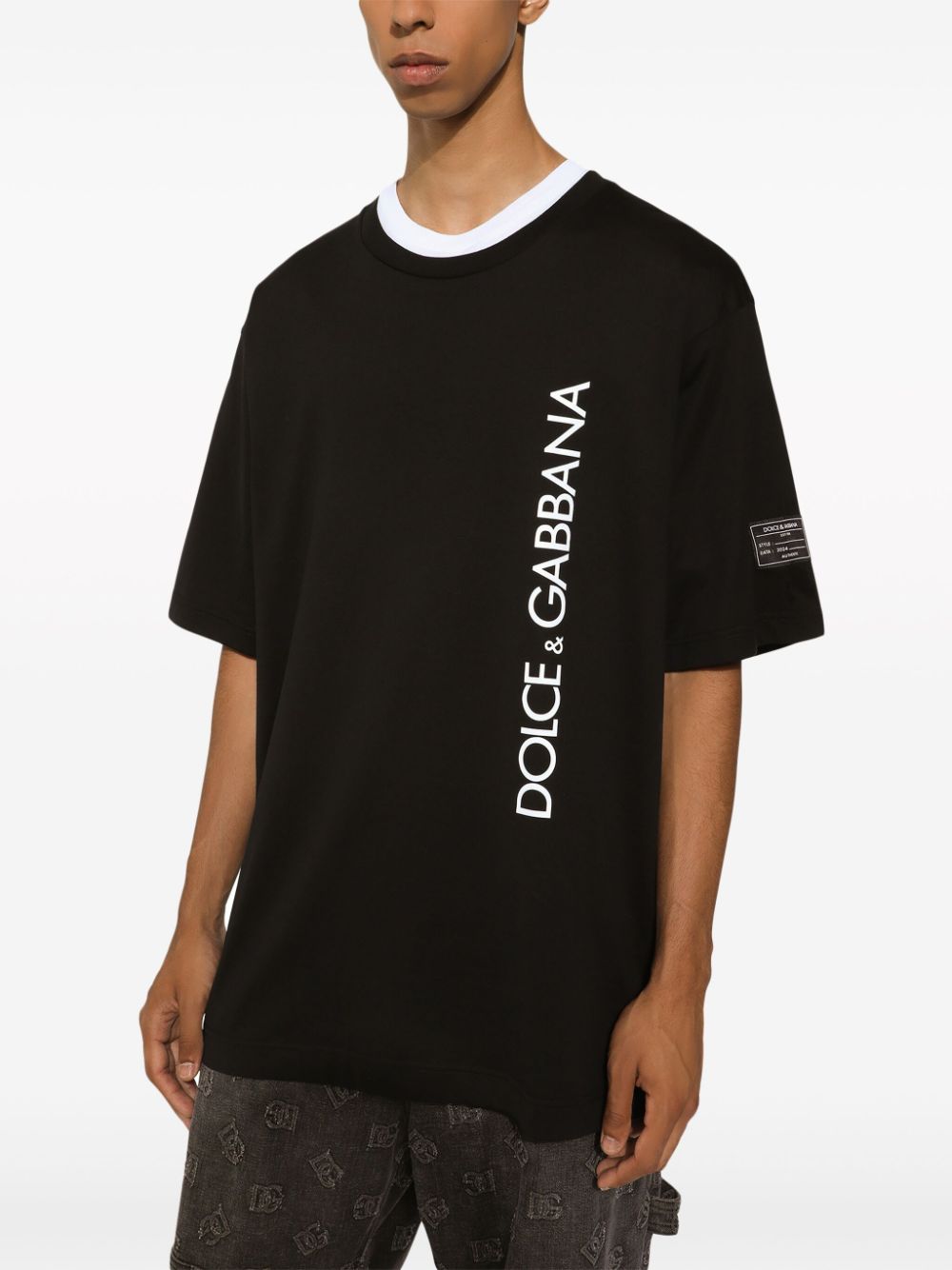 Dolce & Gabbana T-Shirts And Polos Black Cotton