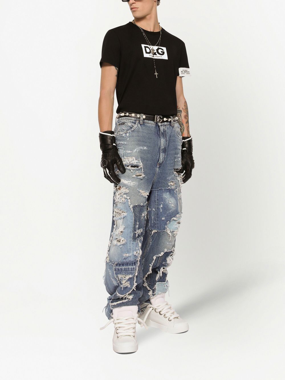 Dolce & Gabbana T-Shirts And Polos Black Cotton