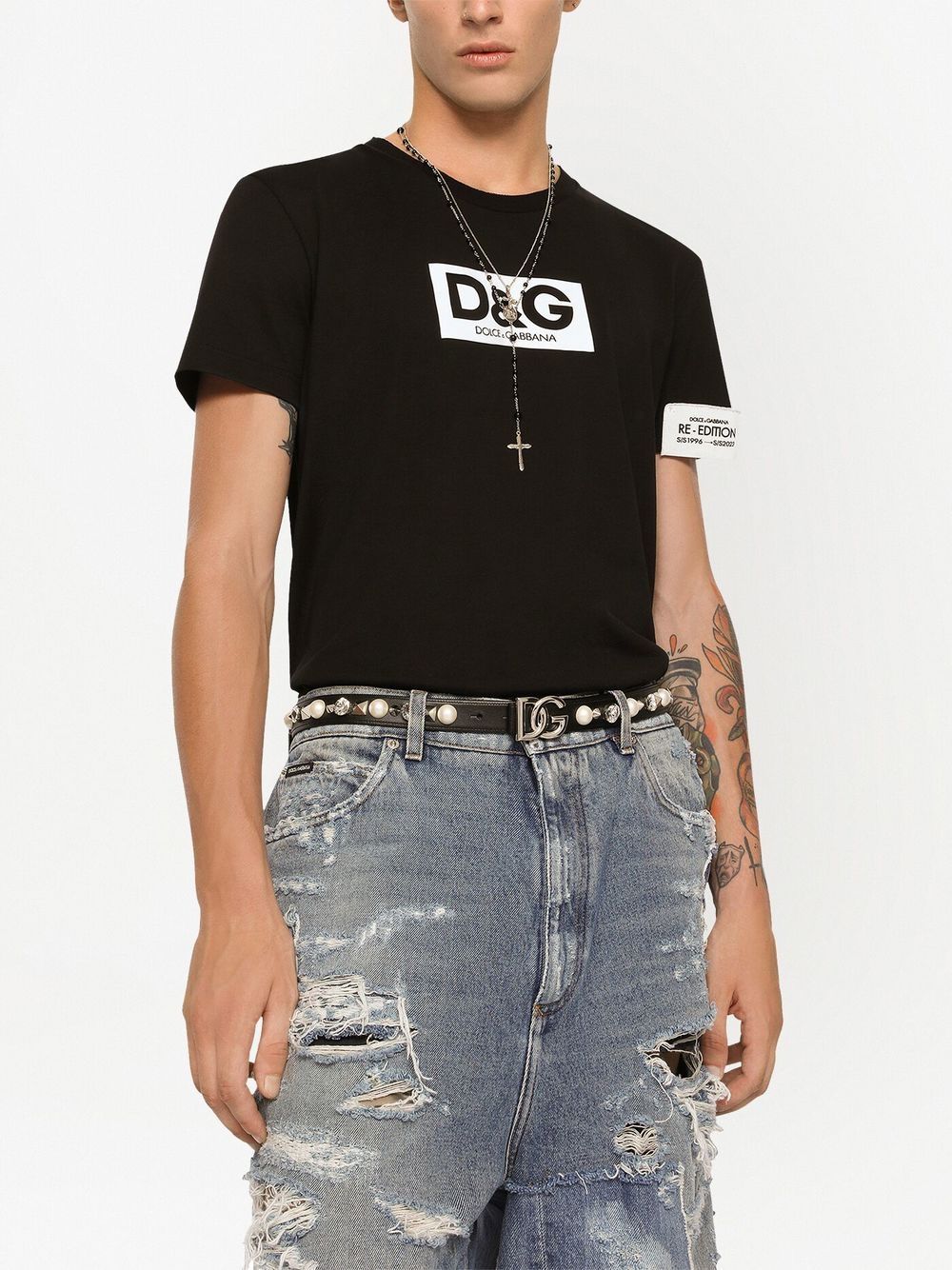Dolce & Gabbana T-Shirts And Polos Black Cotton