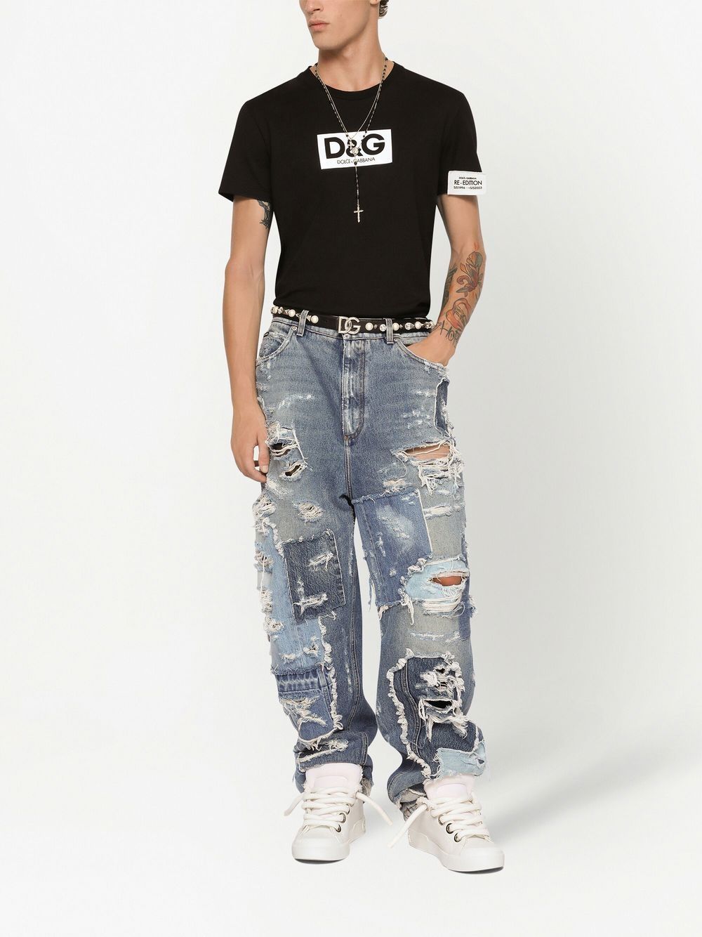 Dolce & Gabbana T-Shirts And Polos Black Cotton