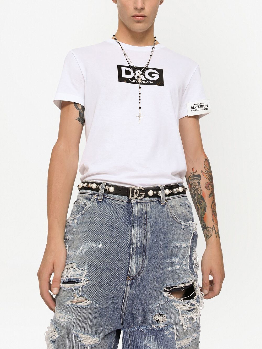 Dolce & Gabbana T-Shirts And Polos White Cotton