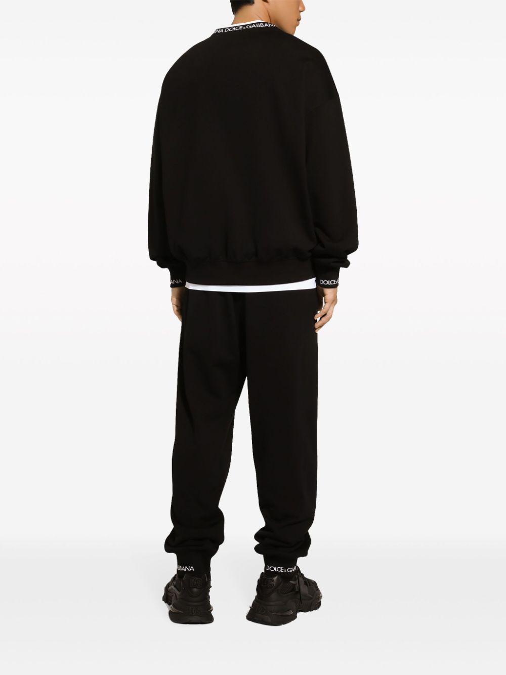 Dolce & Gabbana Trousers Black Cotton Polyester