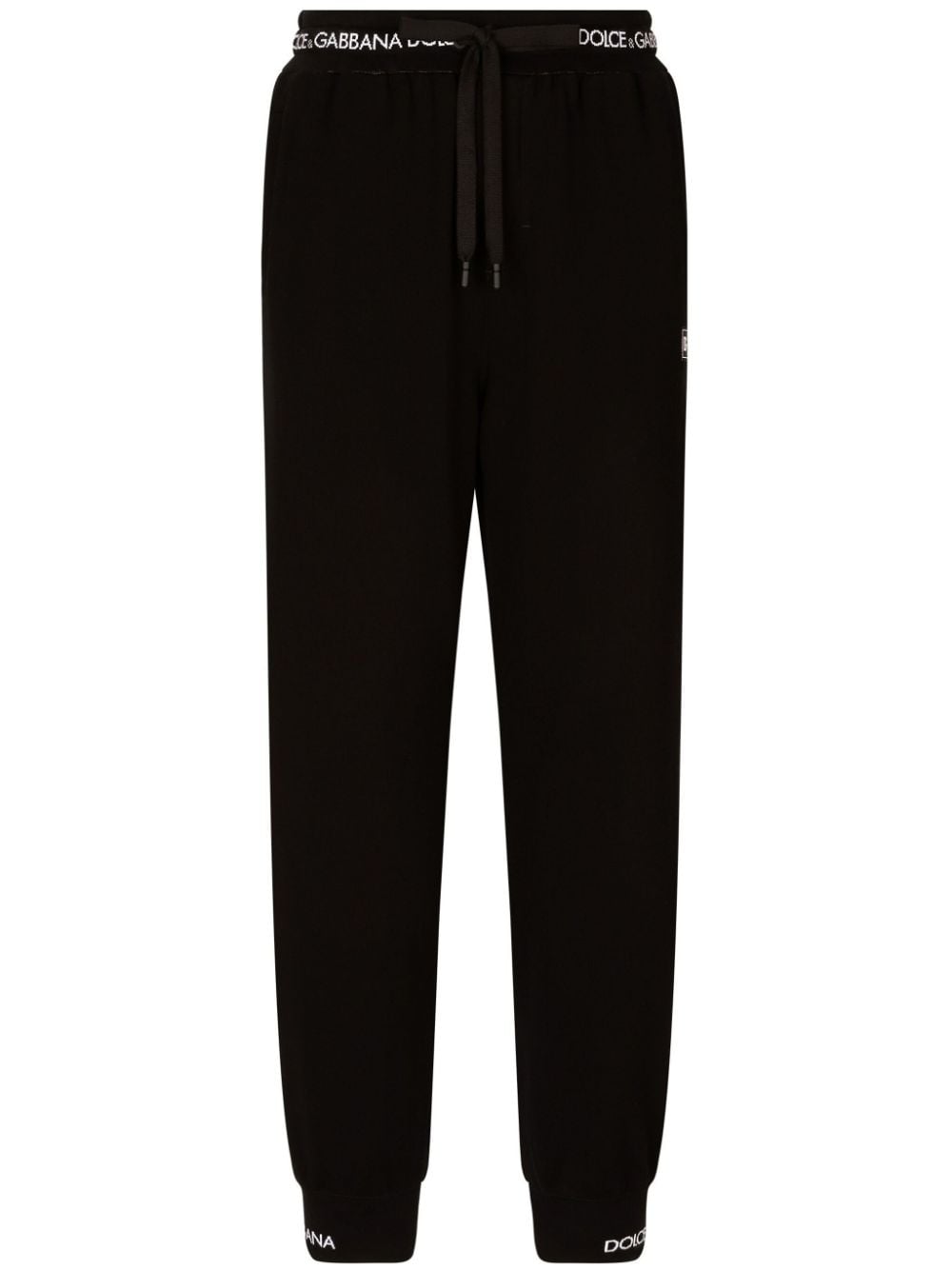 Dolce & Gabbana Trousers Black Cotton Polyester