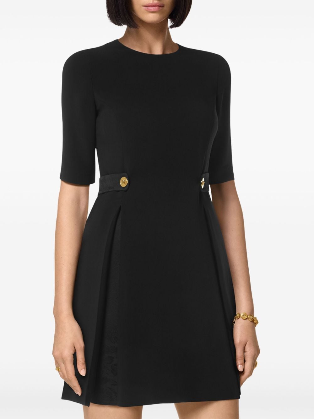 Versace Dresses Black Viscose